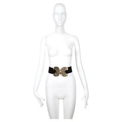 Vintage 1970 YVES SAINT LAURENT RUNWAY butterfly belt