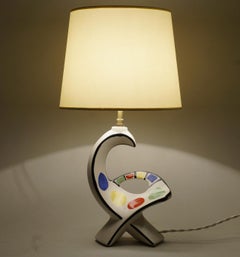 1970 Zoomorphic Ceramic Table Lamp