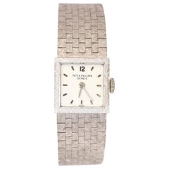 1970s 18 Karat White Gold Patek Philippe Wristwatch