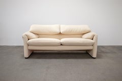 1970s 2-Seater Maralunga Sofa by Vico Magistretti for Cassina