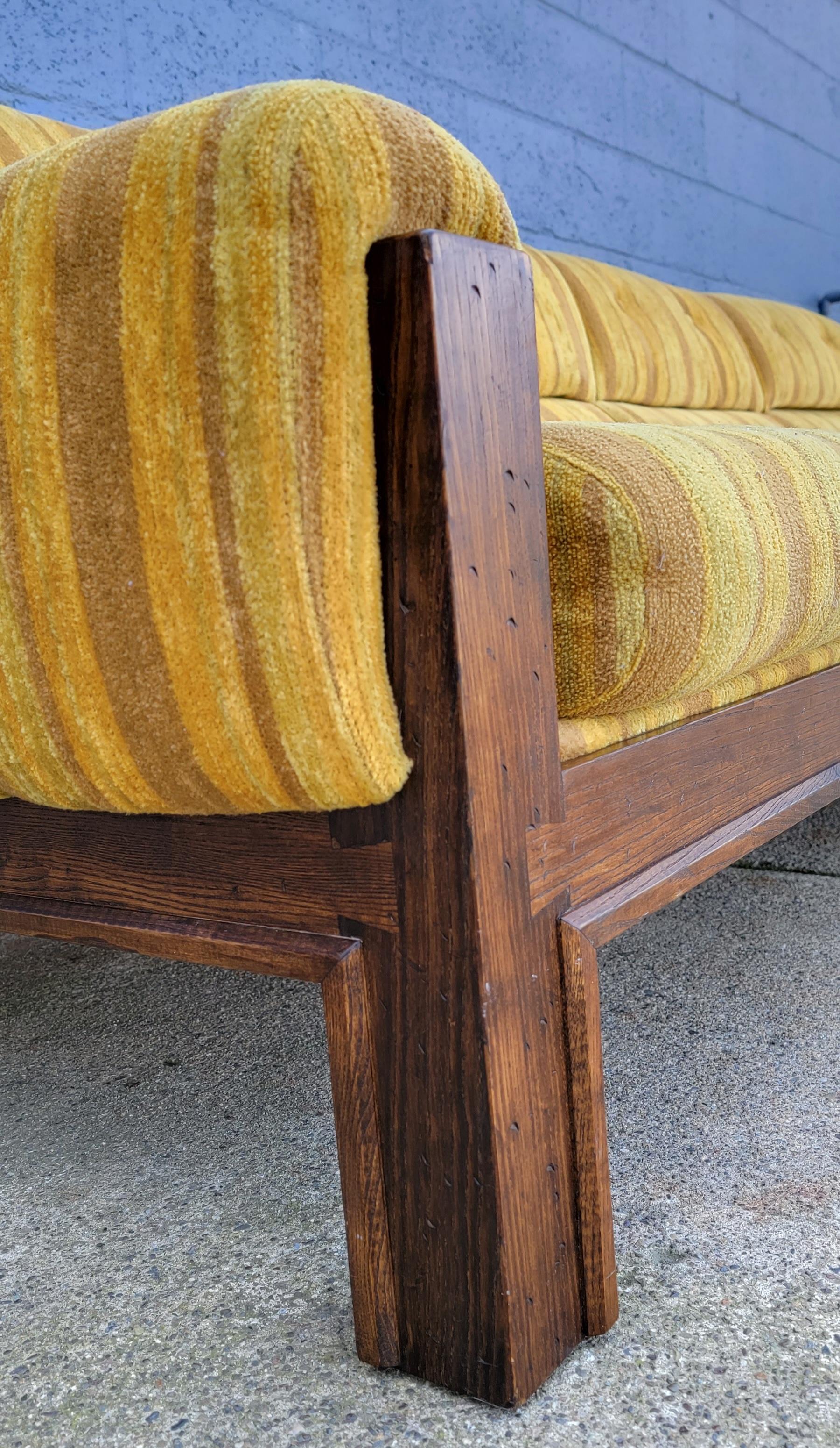 1970's 4 Seat Sofa 4