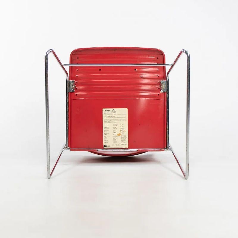 1970er Jahre „40/4 Stühle in Rot von David Rowland für General Fireproofing Co im Angebot 4
