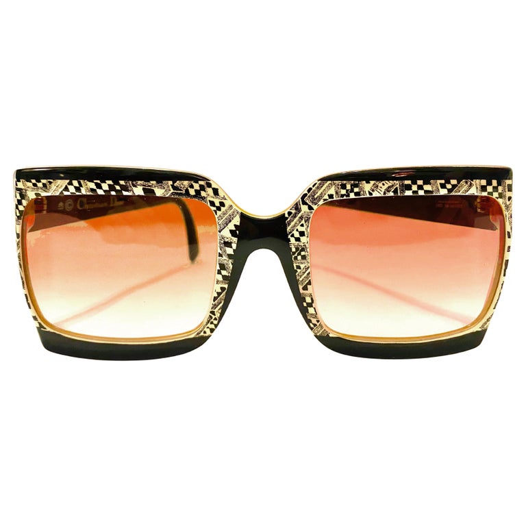 1980’s Christian Dior Oversized Sunglasses, Made in Austria VINTAGE CHRISTIAN DIOR MONSIEUR 2102 OPTYL 1980 SUNGLASSES  main image 3