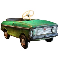 Retro 1970s a Metal Pedal Car Moskvich Azak