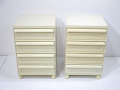 1970's ABS Space Age Nightstands by Castelli for Kartell