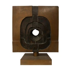 Used 1970s Abstract Bronze Sculpture by Paola Martelli