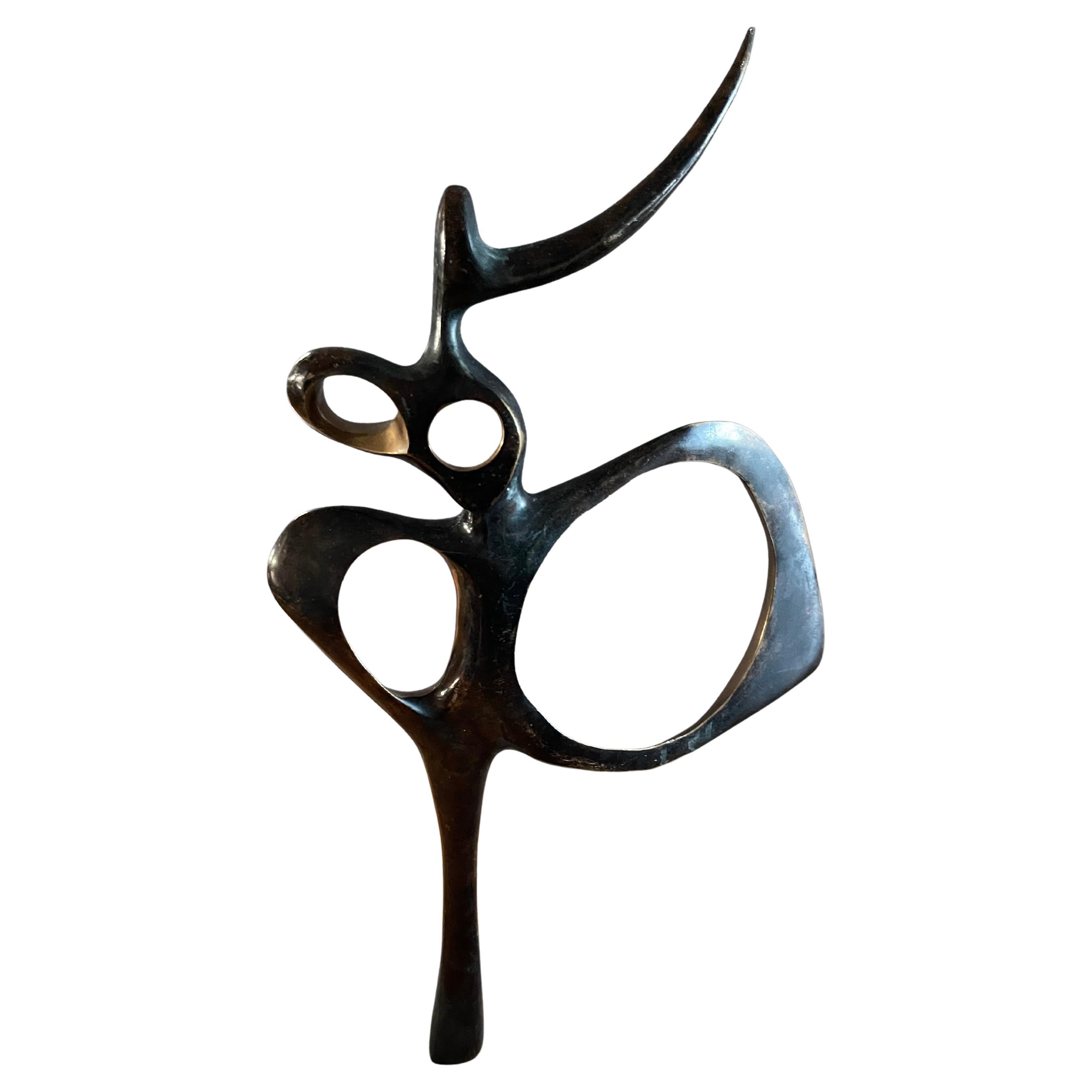 Scultura astratta in bronzo del 1970 di Òscar Estruga i Andreu in vendita