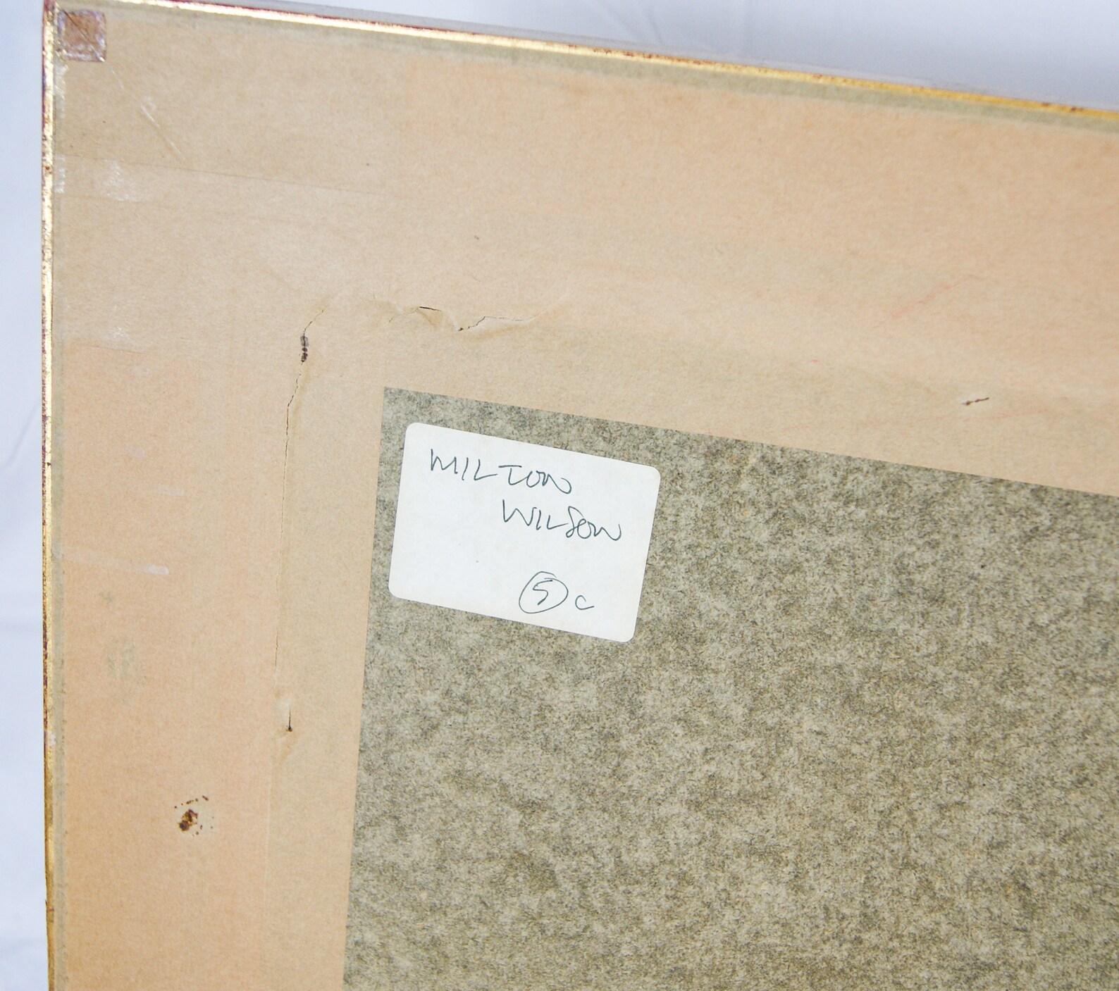 Disegno astratto degli anni '70 Grafite su carta di MILTON Wilson (americano, 1923-2004) In condizioni buone in vendita a Torquay, GB