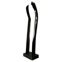 1970s Abstract Free Standing Steel Sculpture Cactus Grass Organic Brutalist