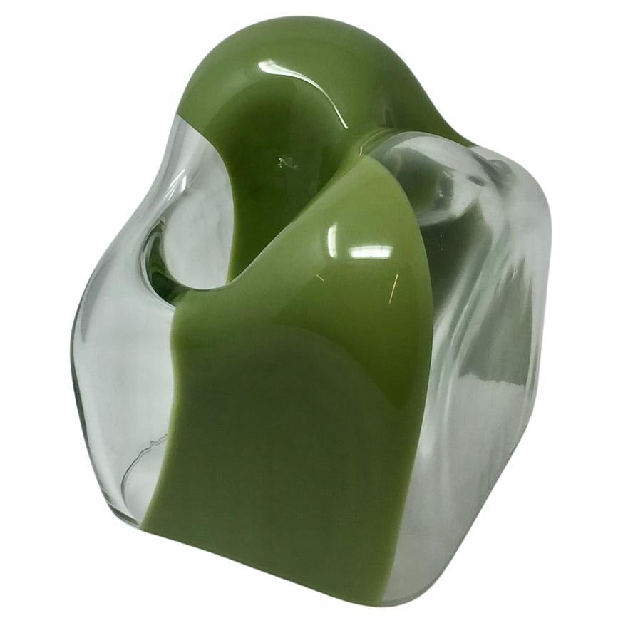1970s Abstract Glass Sculpture by Carlo Nason for Mazzega, Murano For Sale
