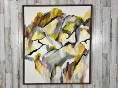 1970's Abstract  Painting By Carol Moss Wilson