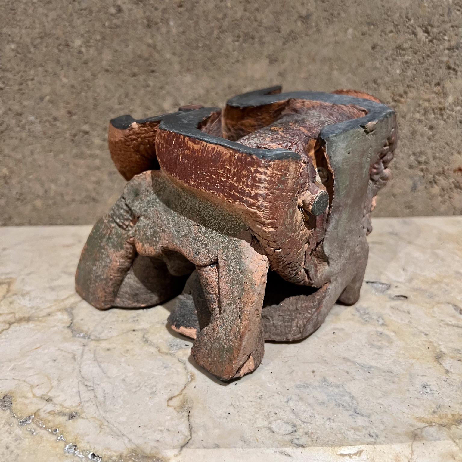 1970s Abstract Root Sculpture Studio Pottery Art In Good Condition For Sale In Chula Vista, CA