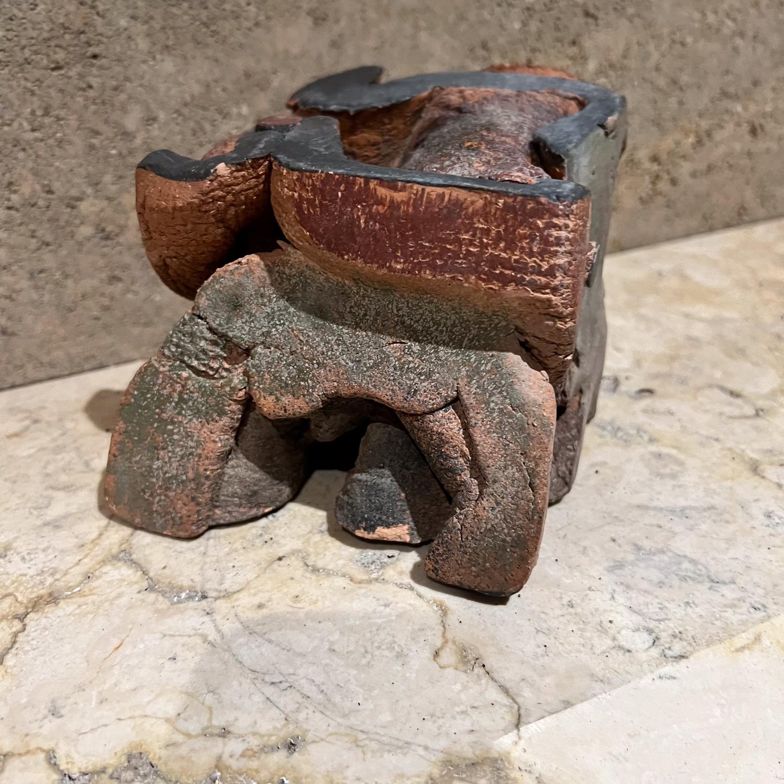 Late 20th Century 1970s Abstract Root Sculpture Studio Pottery Art For Sale