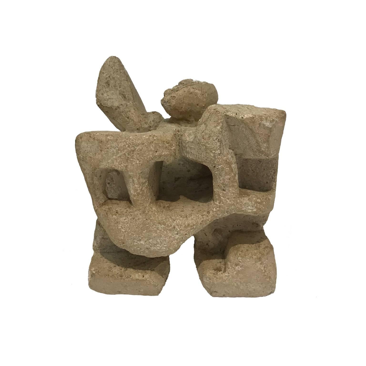 Abstract sandstone sculpture #2. USA, 1970s.