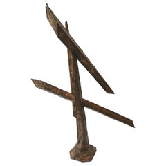 1970s Abstract Tabletop Sheeted Copper Sculpture