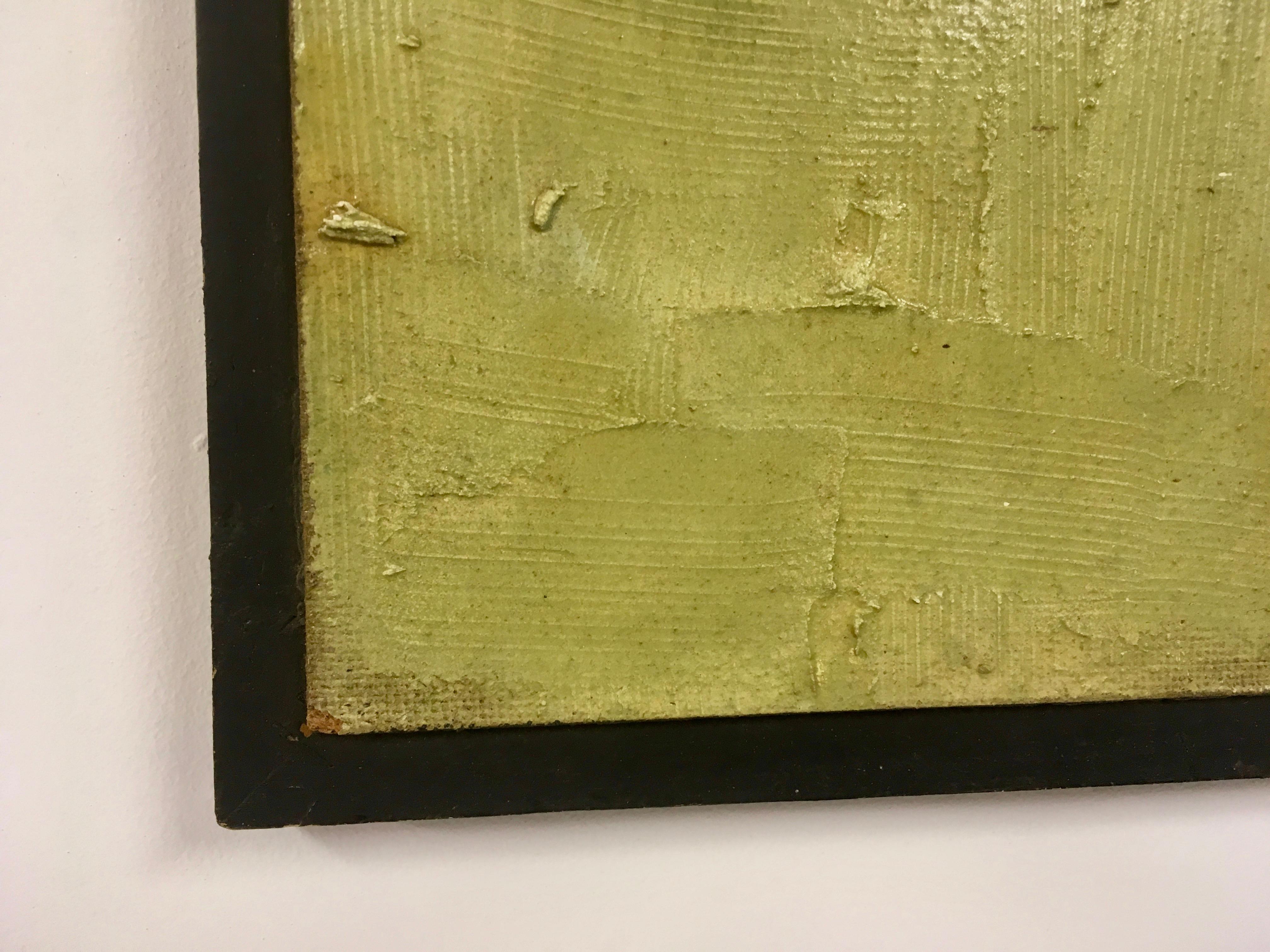 Mid-Century Modern 1970s Abstract Textured Painting For Sale