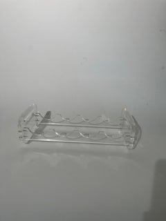 1970s Acrylic 4- Bottle Wine Rack