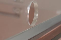 1970s Acrylic Record Trolley by Michel Dumas for Roche Bobois