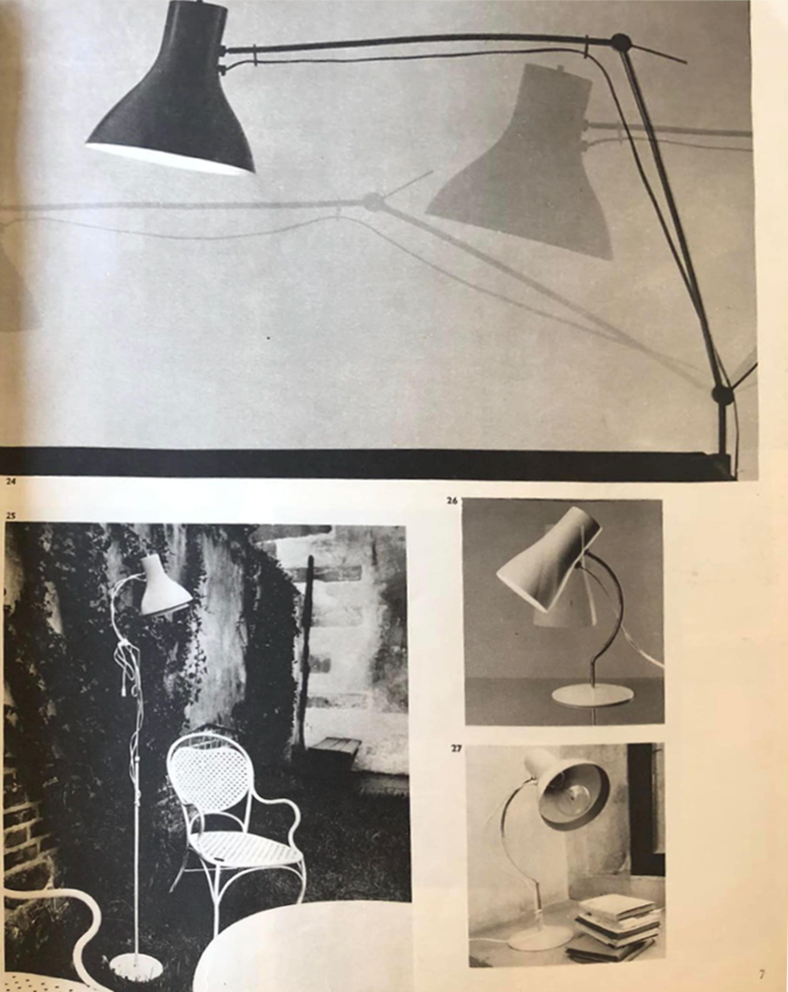 1970's Adjustable Desk Lamp by Josef Hurka For Sale 10
