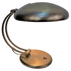 1970''s Verstellbare Doppellicht Bonze Schreibtischlampe (2 auf Lager)