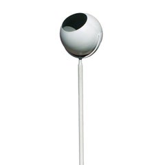 1970s Adjustable "Eye Ball" Floor Lamp on Pedestal Base