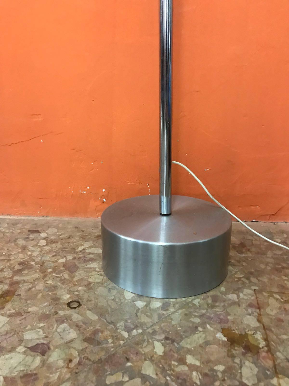 midcentury1970s Adjustable Floor Lamp in Steel For Sale 2
