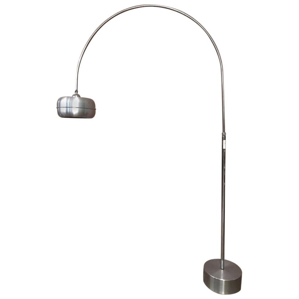 1970s Adjustable Floor Lamp in Steel