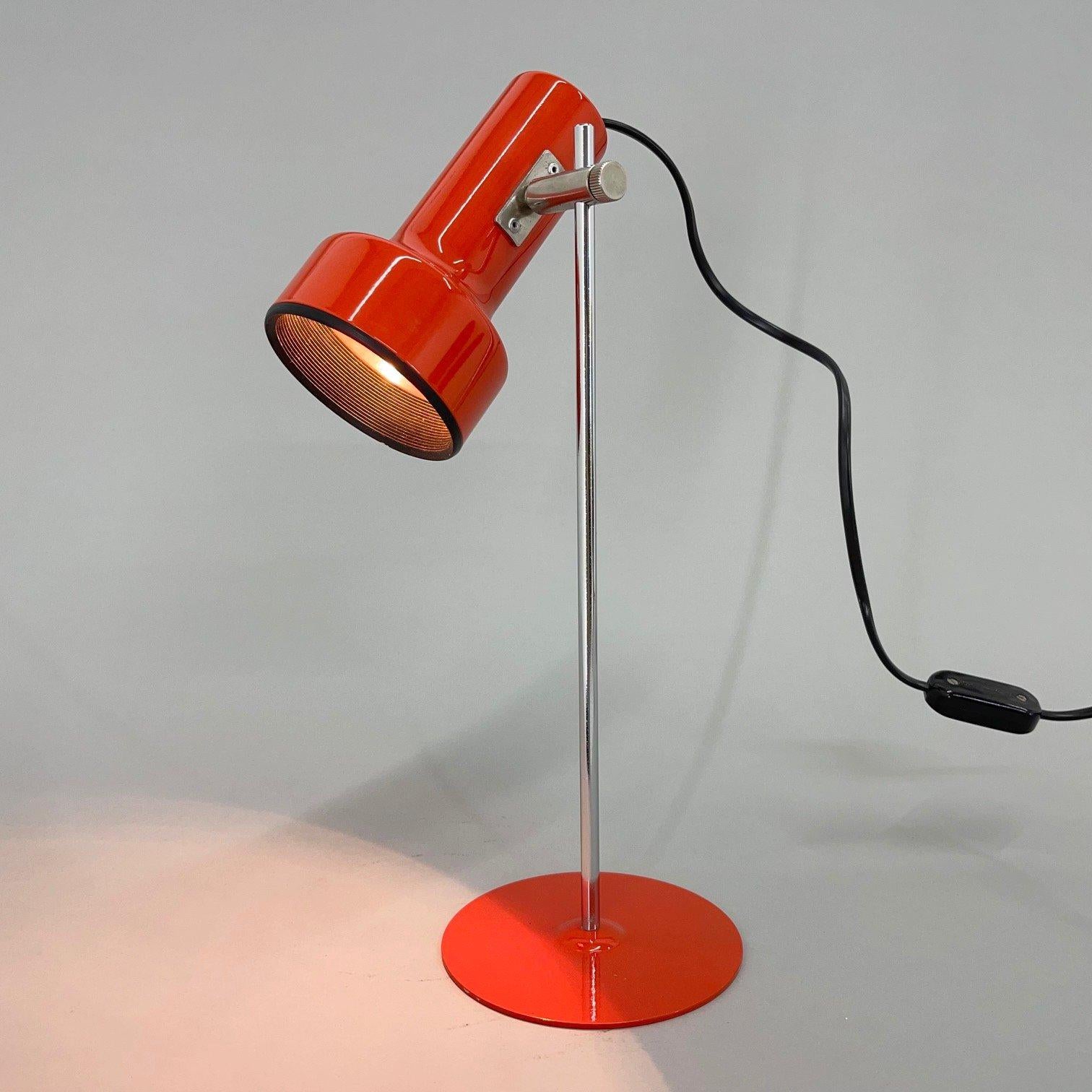 Metal 1970's Adjustable Table Lamp, Switzerland For Sale