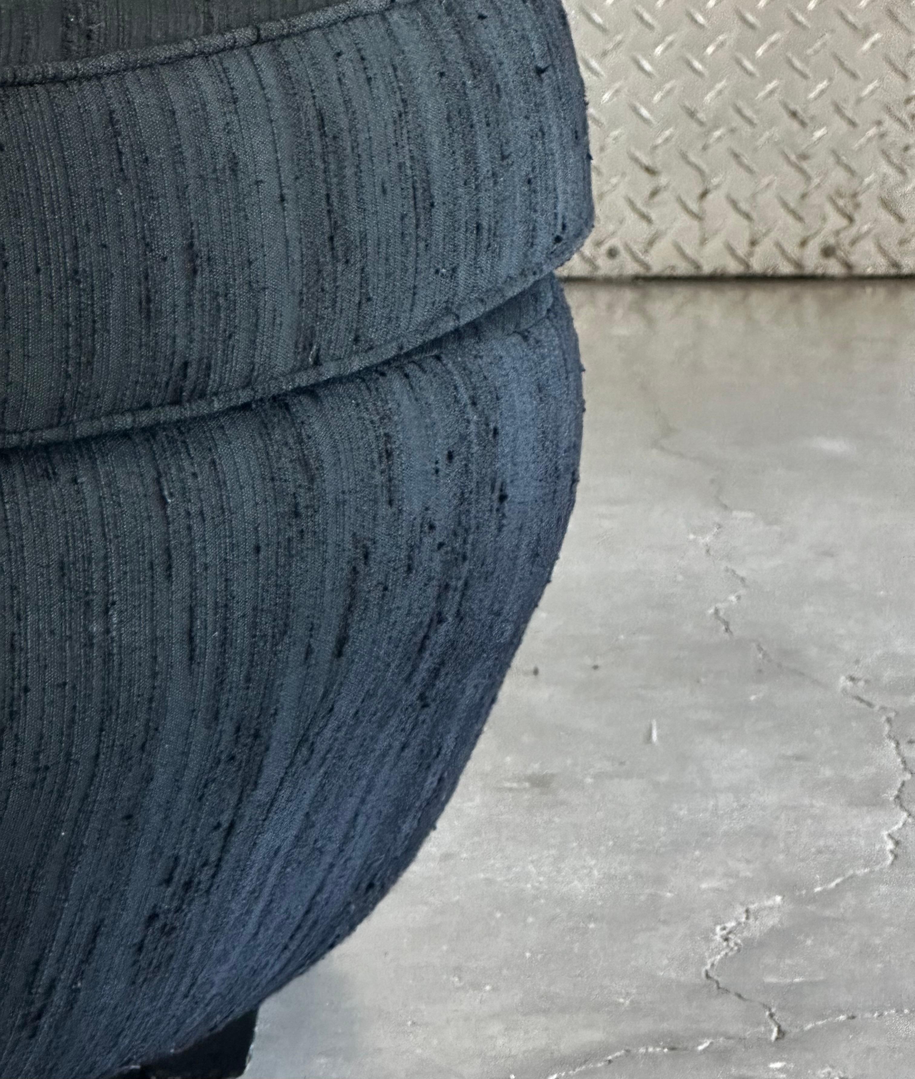 1970s Adrian Pearsall Petite Black Cloud Chaise Lounge For Sale 7