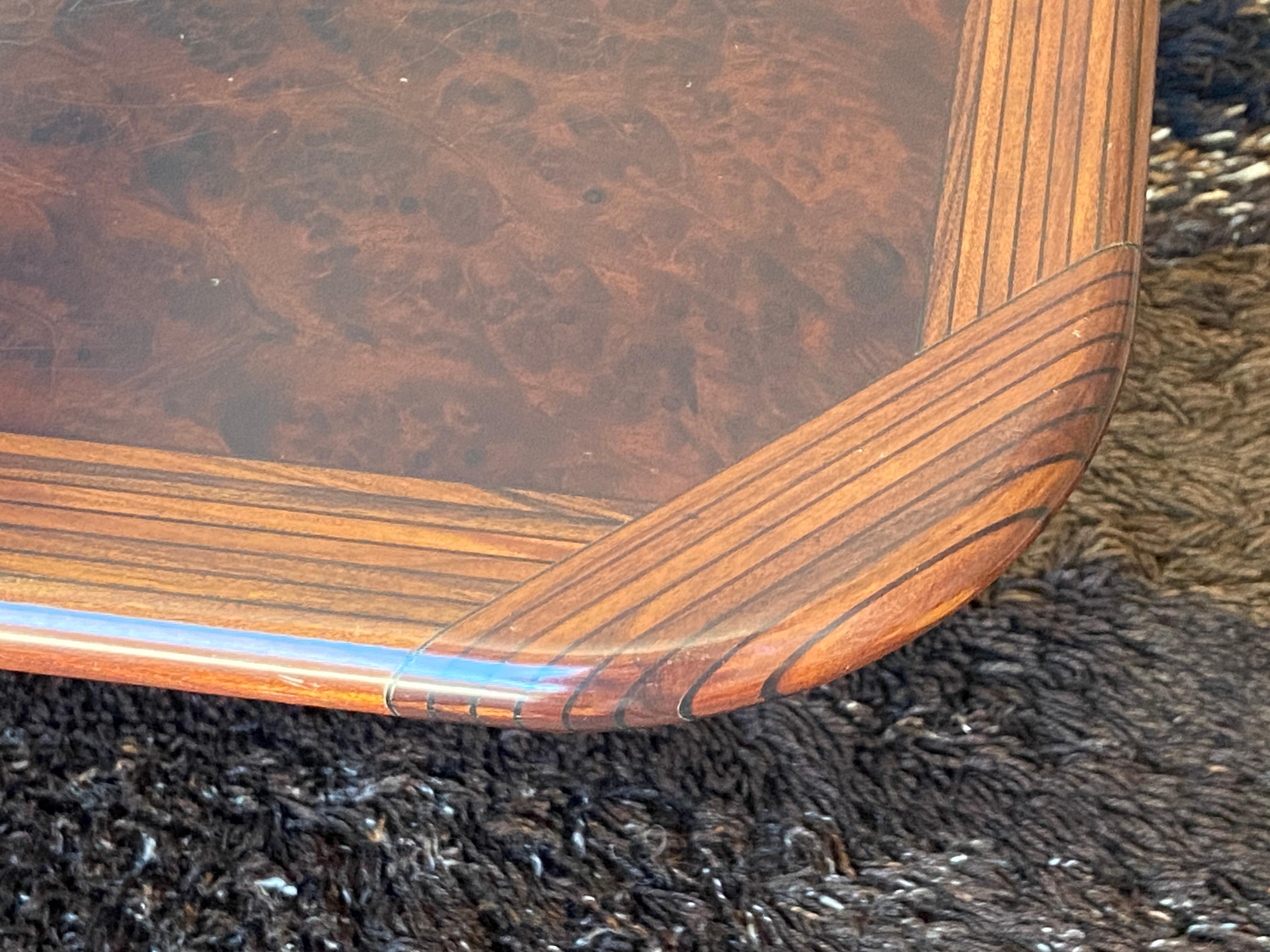 Table de salle à manger Artona en ronce des années 1970 d'Afra et Tobia Scarpa pour Maxalto Bon état - En vente à Liberty, NY