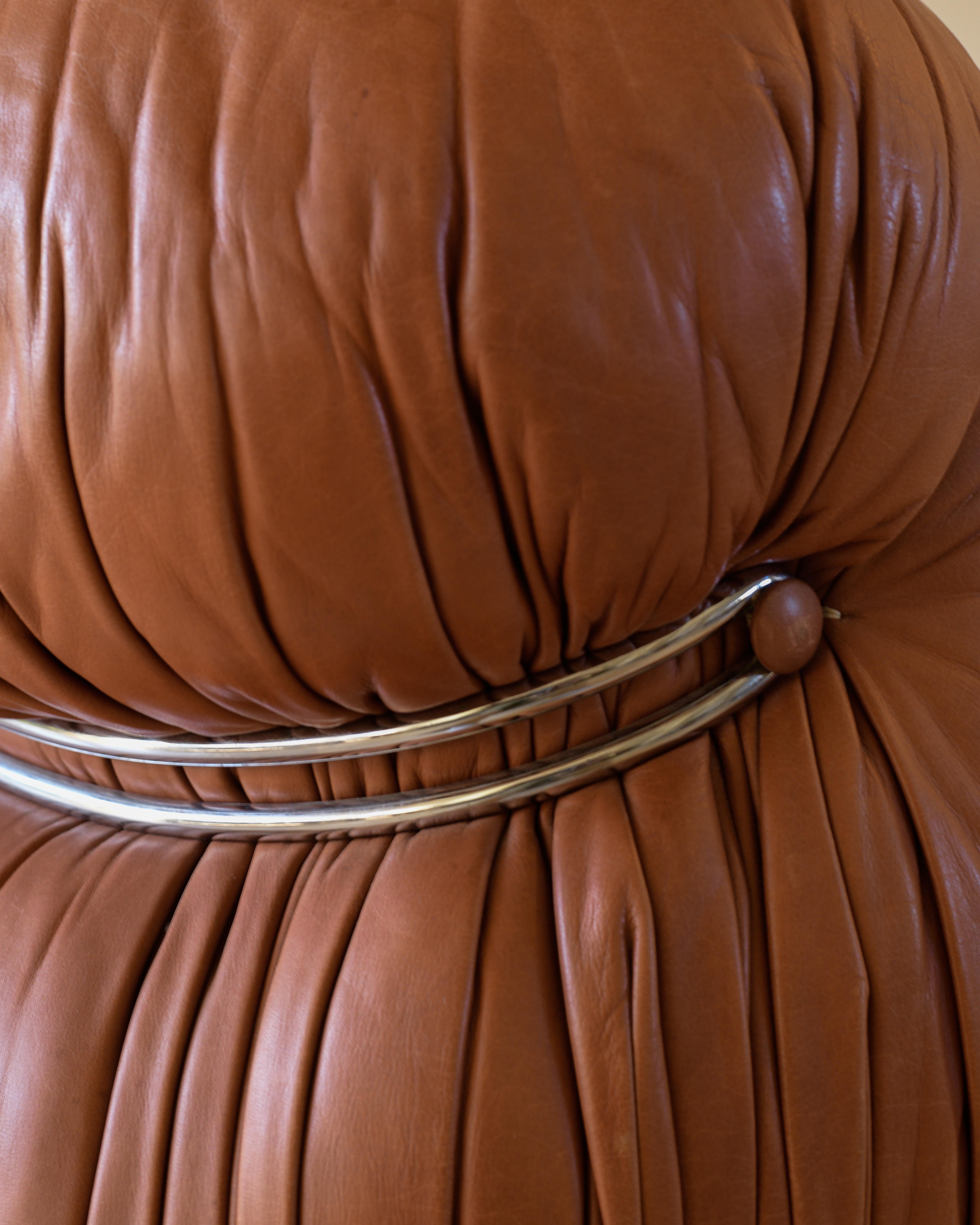 Fin du 20e siècle 1970s Afra and Tobia Scarpa Soriana Sofa for Cassina, Italy en vente