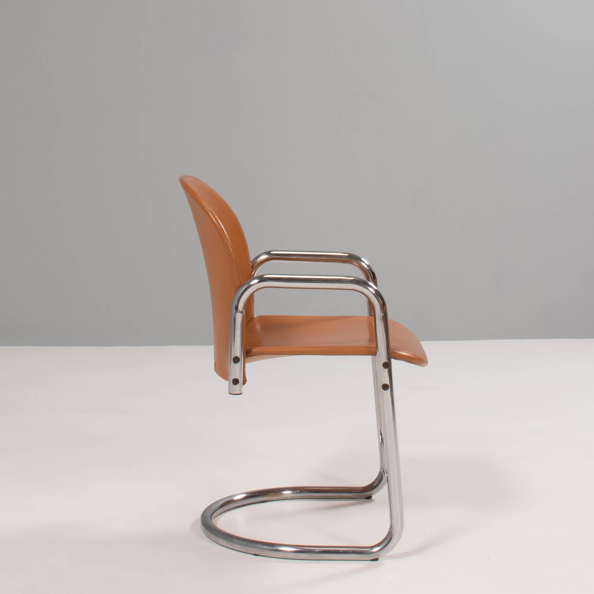 Italian 1970's Afra & Tobia Scarpa for B&B Italia Dialogo Dining Chair