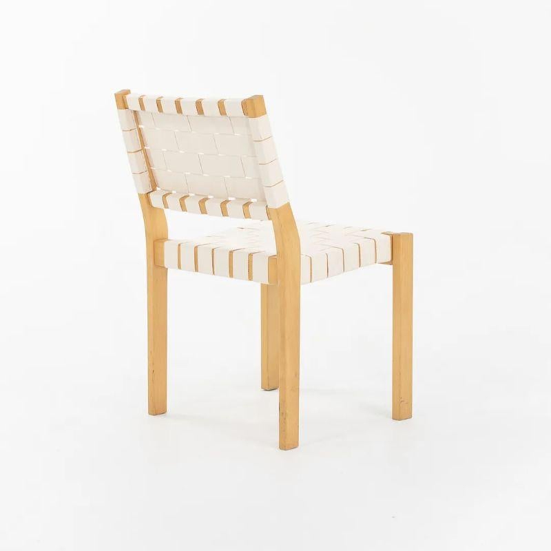 Aino et Alvar Aalto pour Artek 611 ensemble de six chaises de salle à manger des années 1970 en vente 3