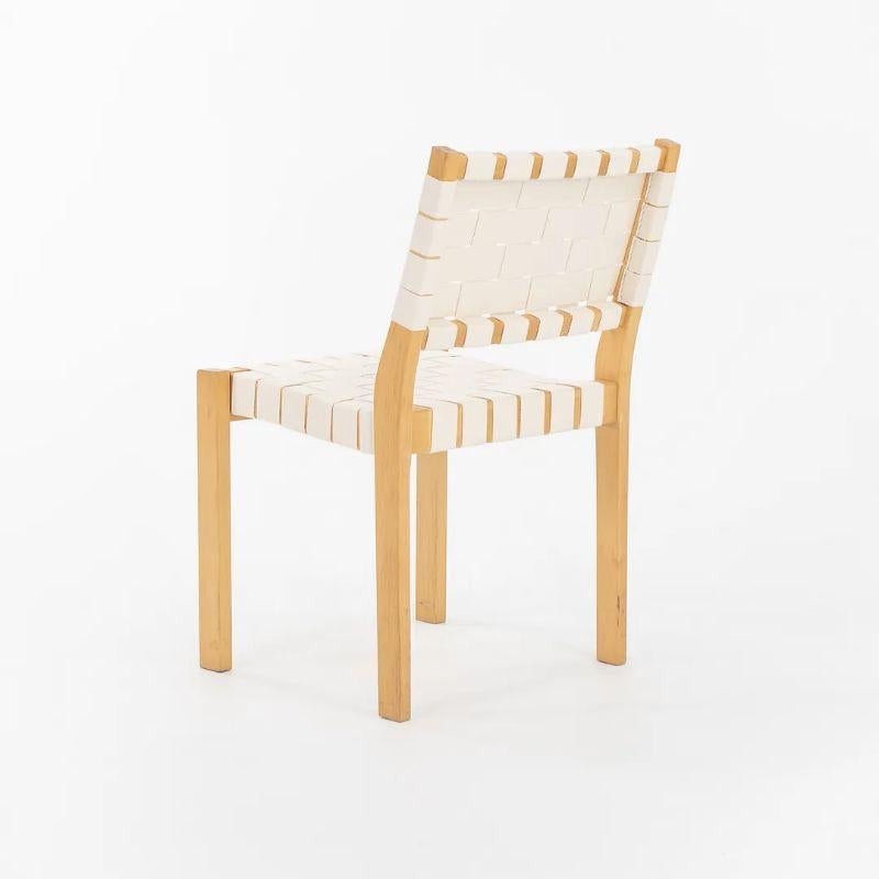 Aino et Alvar Aalto pour Artek 611 ensemble de six chaises de salle à manger des années 1970 en vente 4