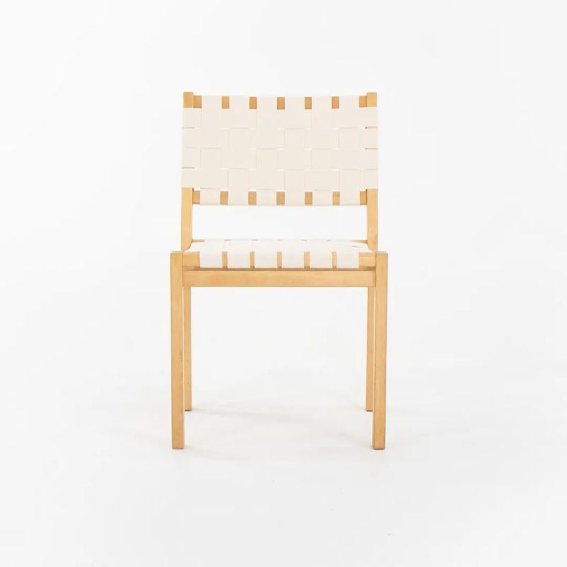 Aino et Alvar Aalto pour Artek 611 ensemble de six chaises de salle à manger des années 1970 en vente 5