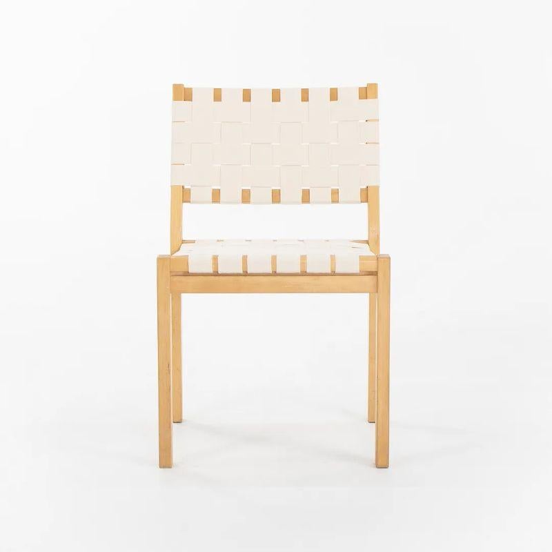 1970s Aino & Alvar Aalto for Artek 611 Dining Chairs Set of Six In Good Condition For Sale In Philadelphia, PA