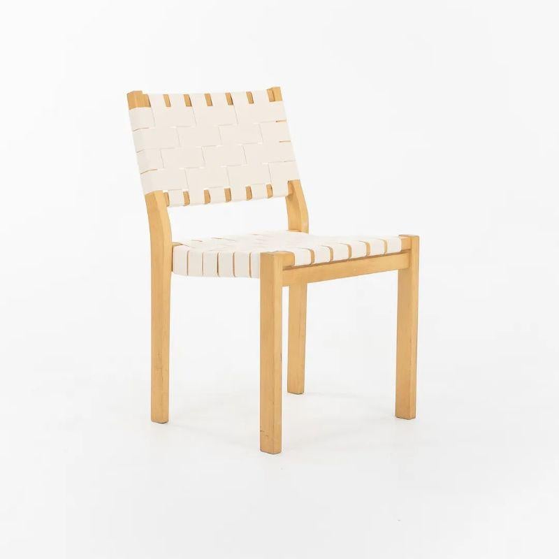 Late 20th Century 1970s Aino & Alvar Aalto for Artek 611 Dining Chairs Set of Six For Sale
