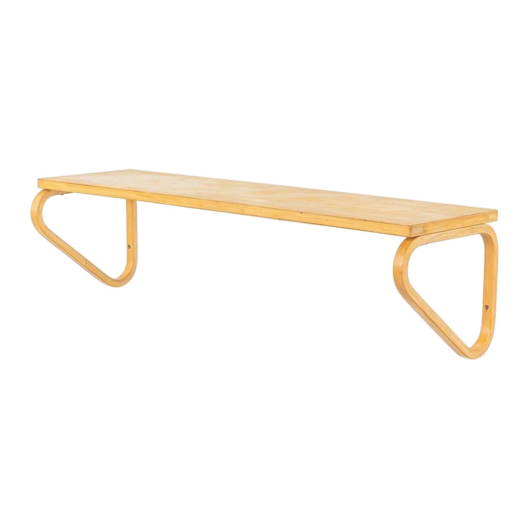 1970s Aino & Alvar Aalto for Artek Laminated Birch Shelf, Model 112B