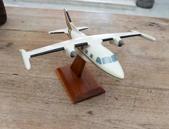 1970s Airplane Model in Lacquered Resin of the House Micro West INC