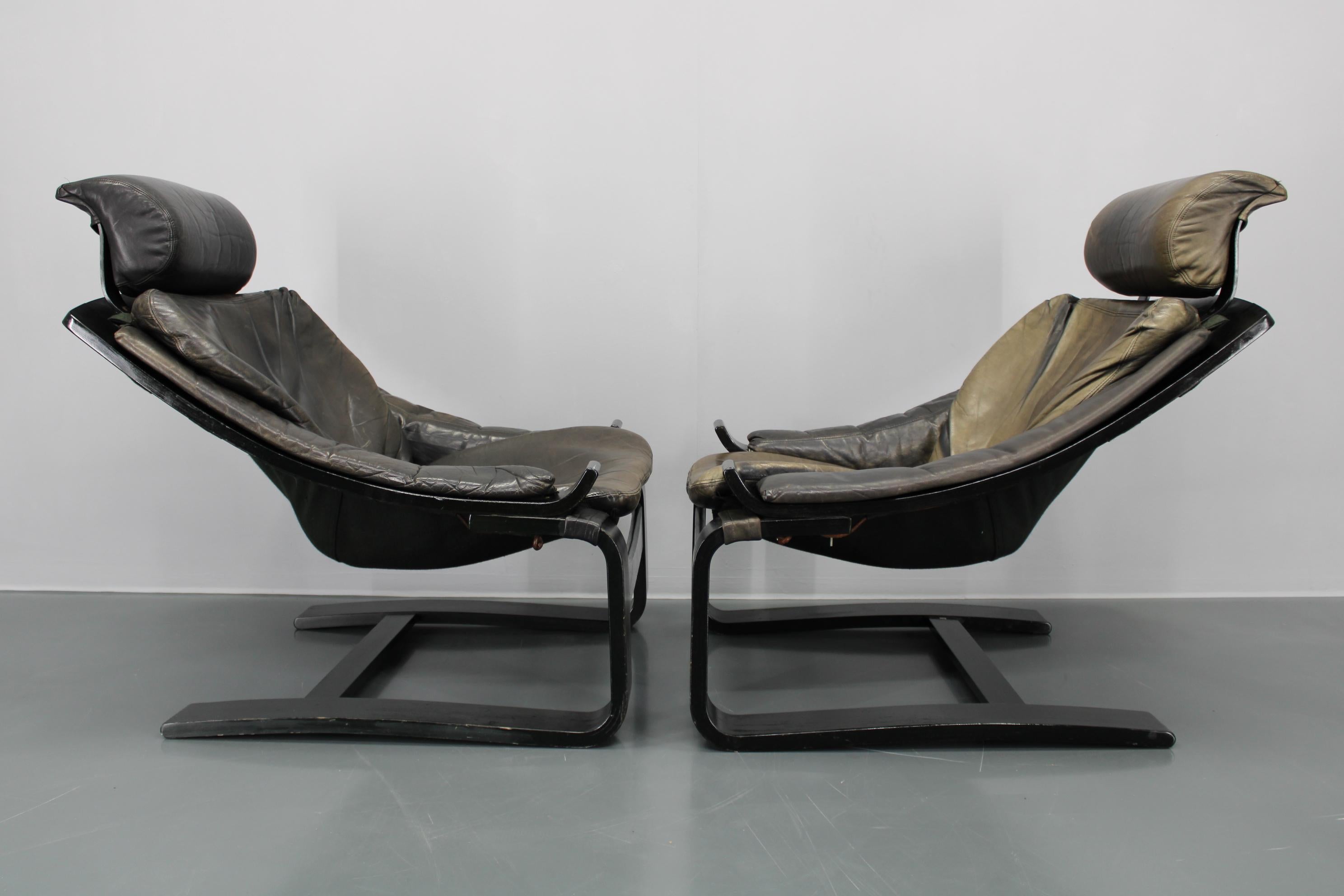 1970s Ake Fribyter Pair of 