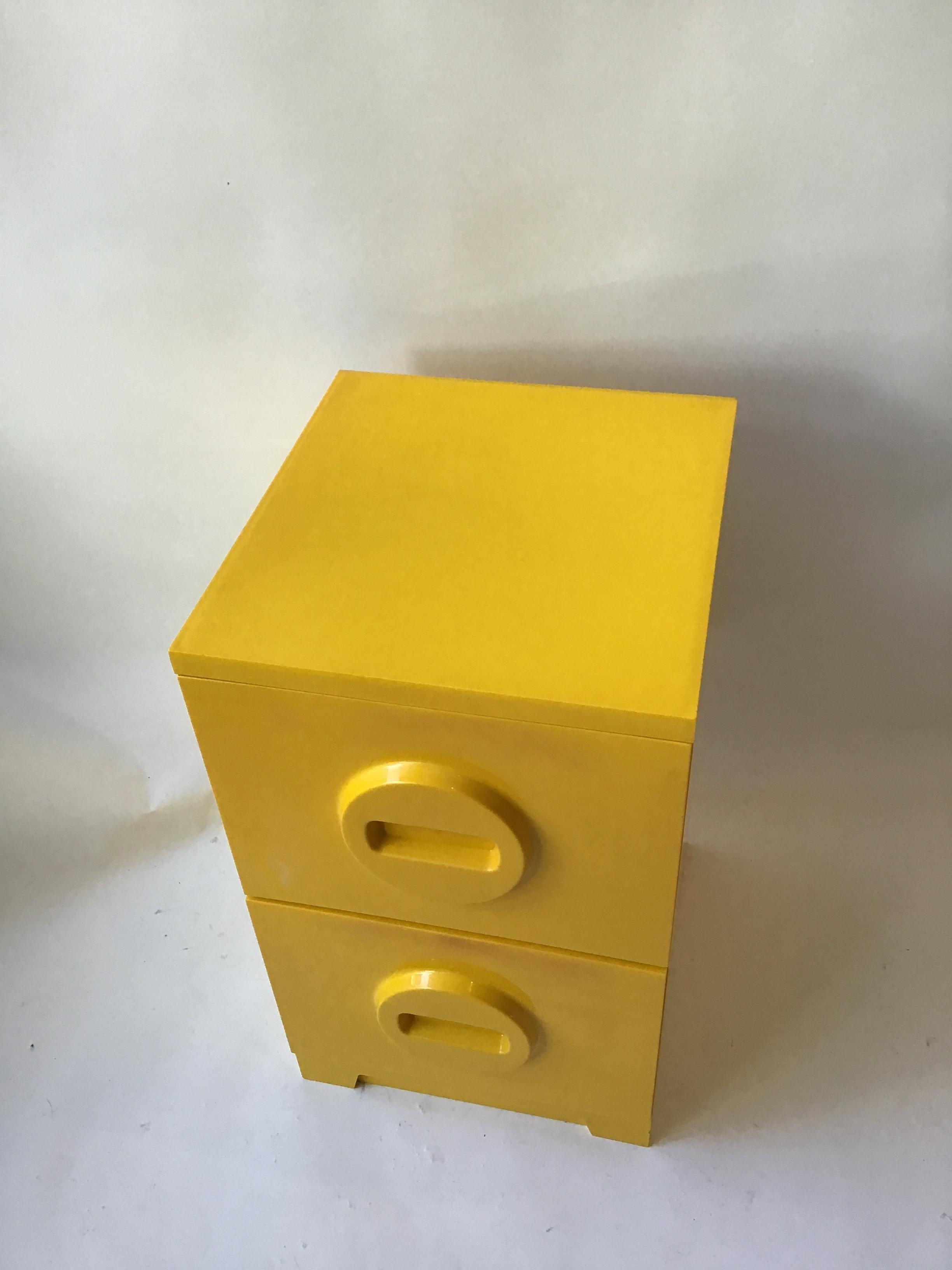 yellow file cabinet