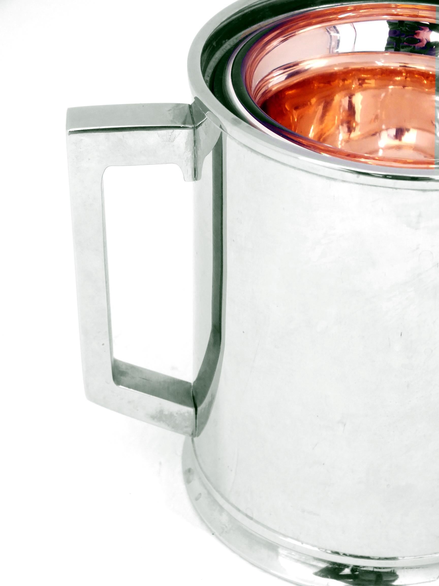 Late 20th Century 1970s Aldo Tura Design Ice Bucket by Macabo, Italy For Sale