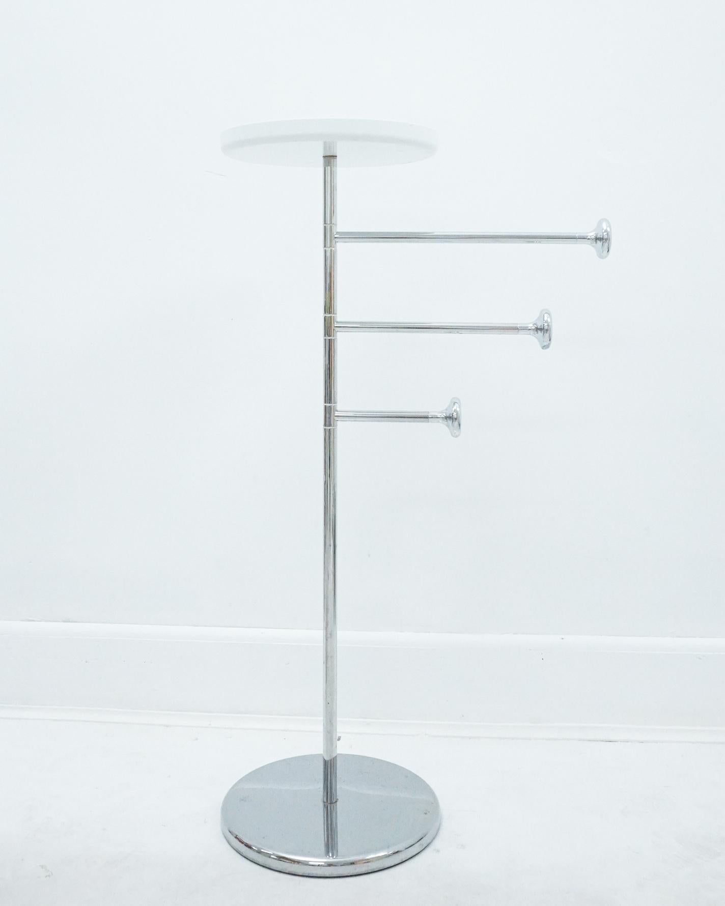 1970s Alessi Steel and Plastic Towel Rack 3