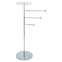 1970s Alessi Steel and Plastic Towel Rack