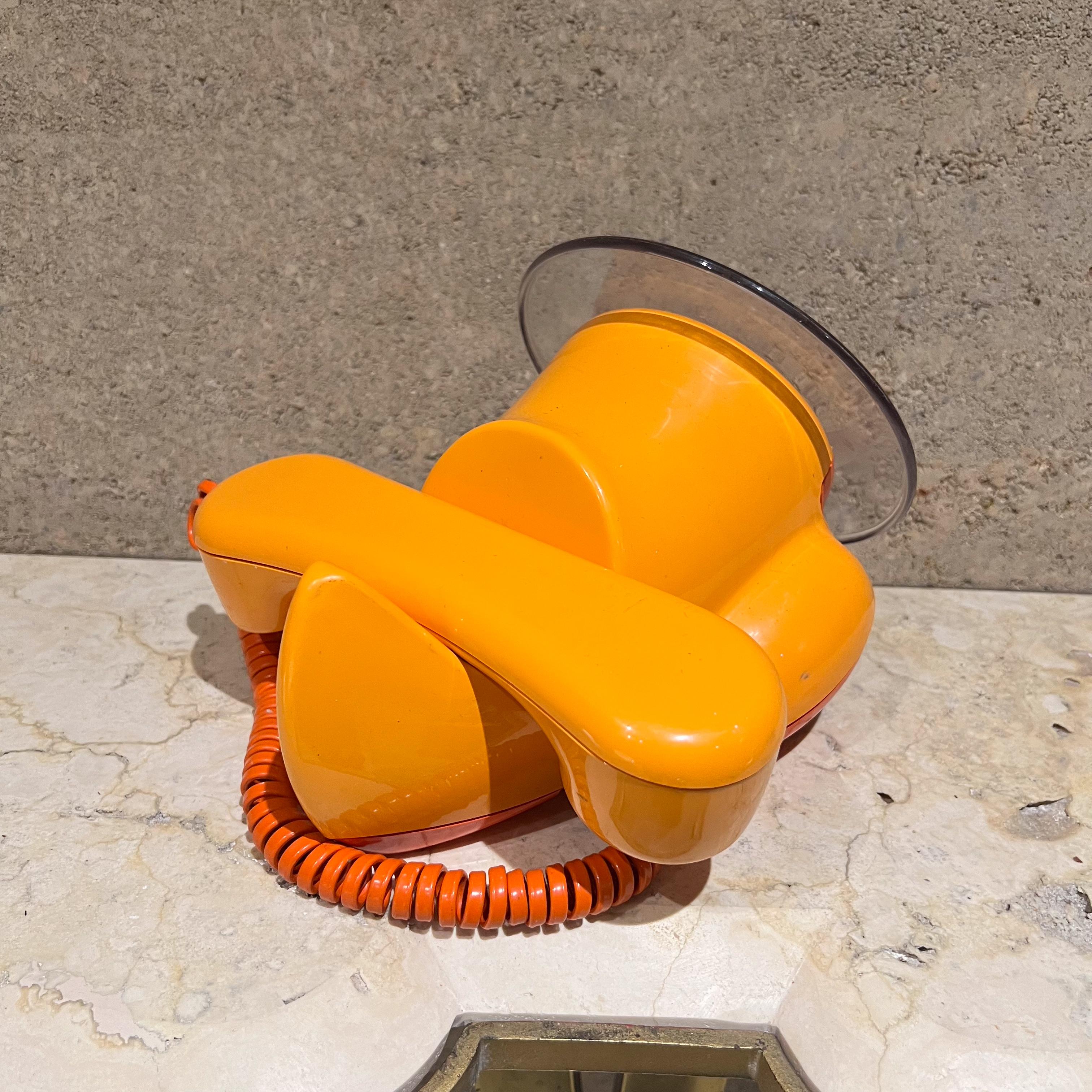 Plastic 1970s Alexander Graham Pop Art Airplane Rotary Dial Phone