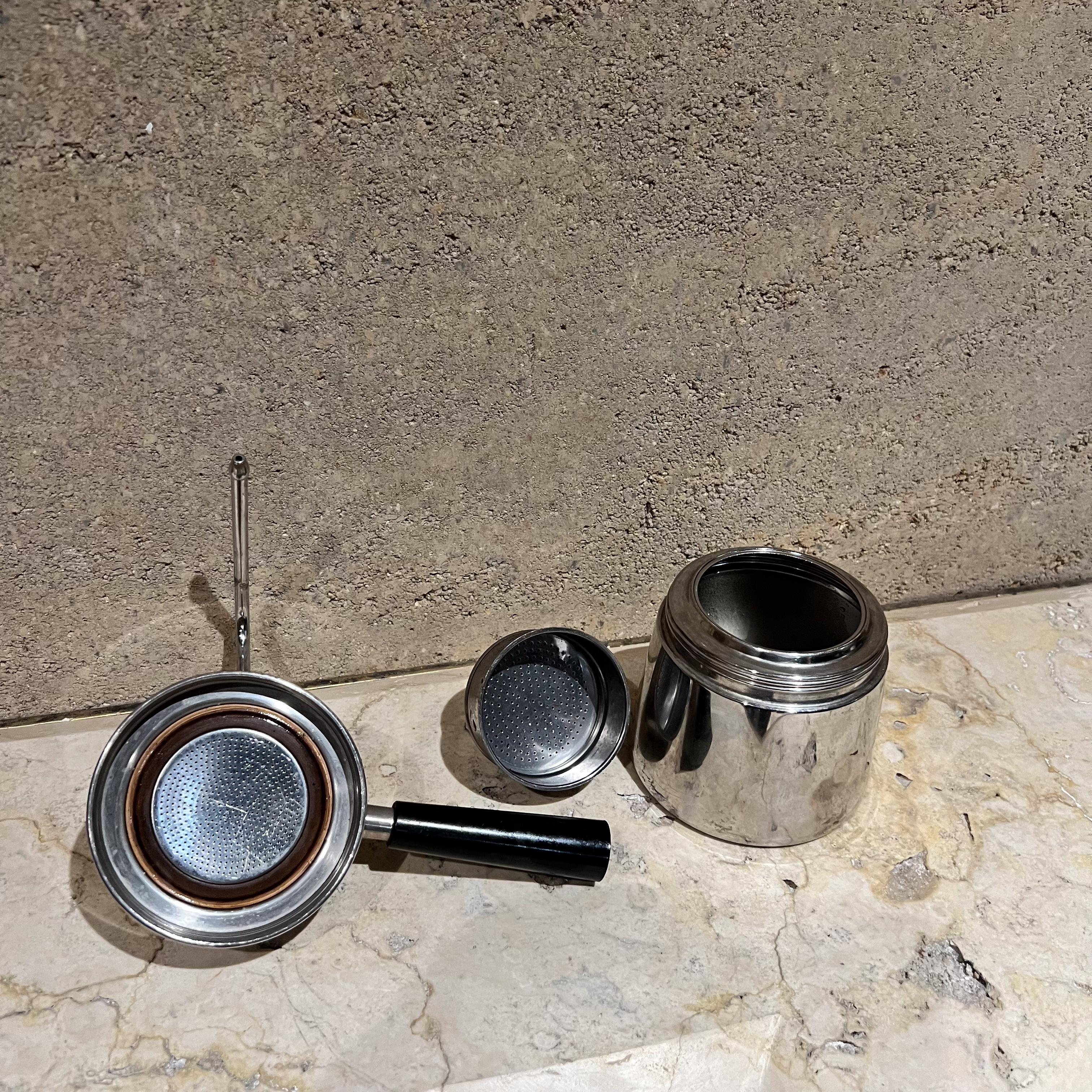 Cafetera Espresso Italiana de sobremesa Alimenti de los años 70 Vaporera 2