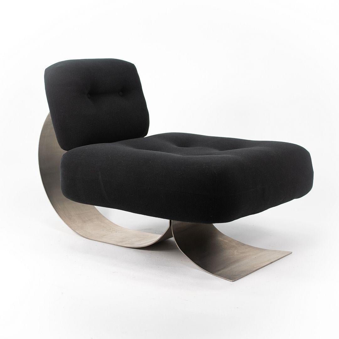 Silla Alta Lounge de los años 70 Atribuida a Oscar Niemeyer para Mobilier Intl de Francia en Bueno estado para la venta en Philadelphia, PA