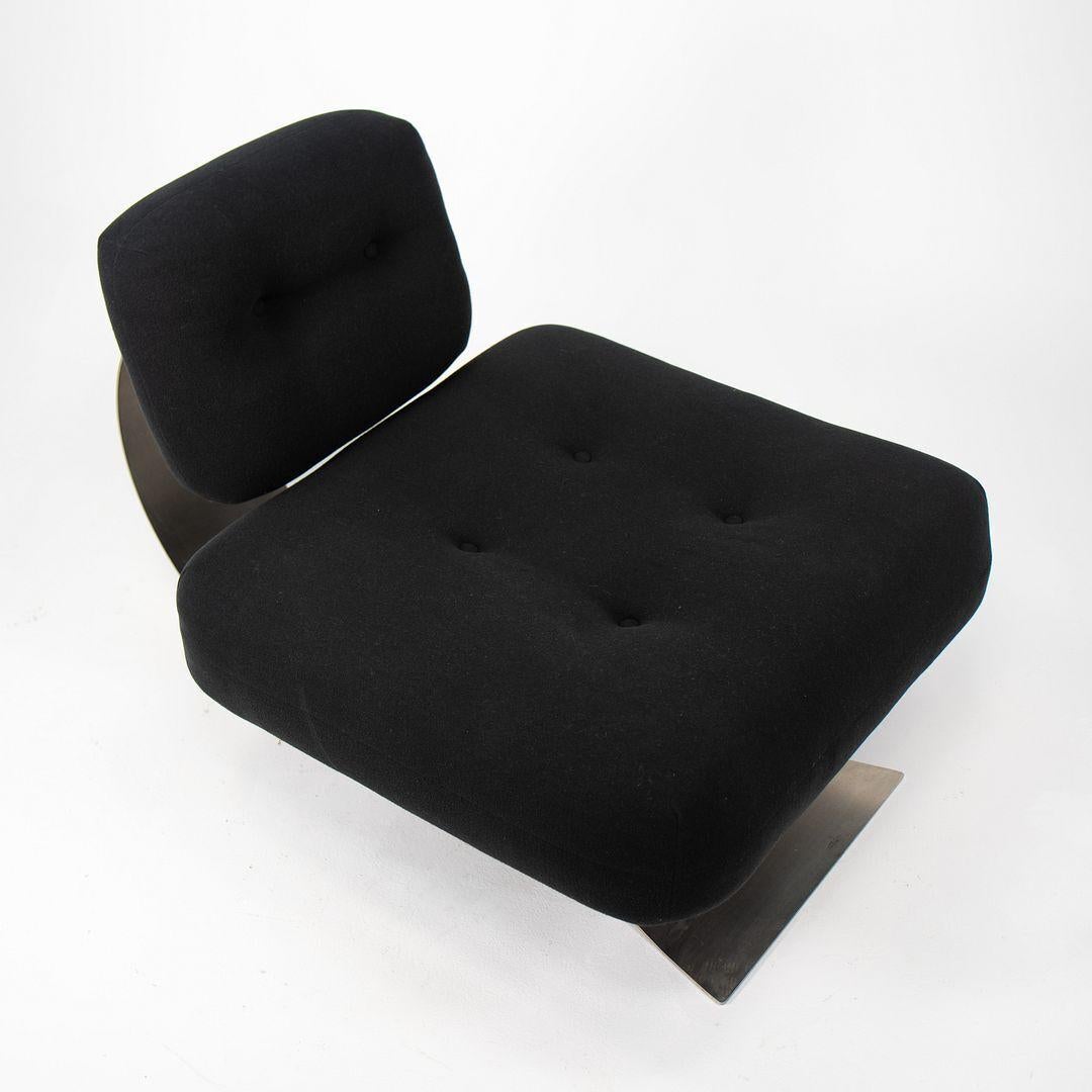 1970er Jahre Alta Lounge Chair, Oscar Niemeyer zugeschrieben für Mobilier Intl of France (Stahl) im Angebot