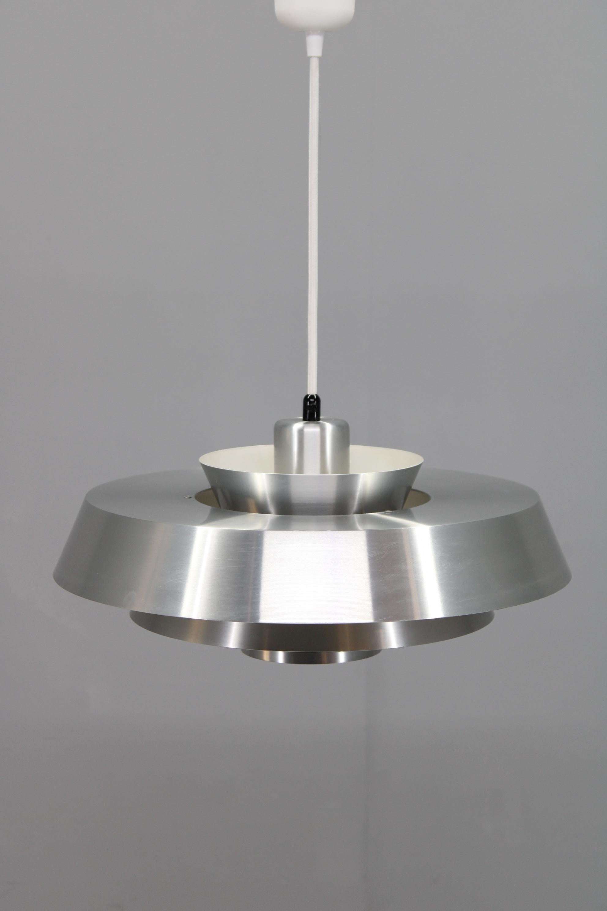 Danish 1970s Aluminium Pendant 