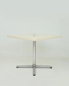 1970s Aluminum Cream Plano Folding Table by Giancarlo Piretti for Castelli